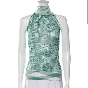 Missoni Green Halter Neck Top